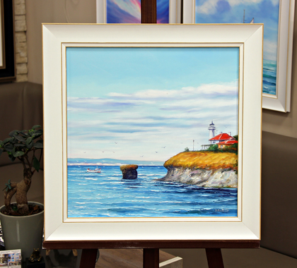 Морски пейзаж 2158, размер с рамка 50/50 - 130€