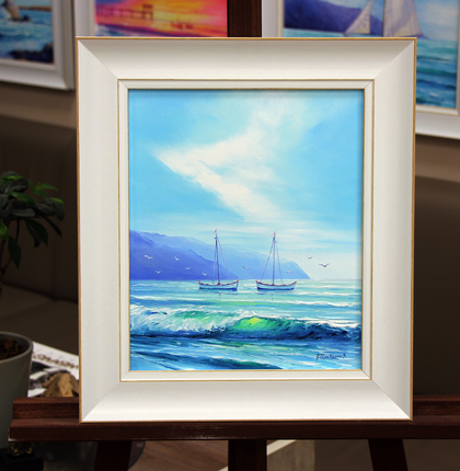 Морски пейзаж 2176, размер с рамка 35/40 - 60€