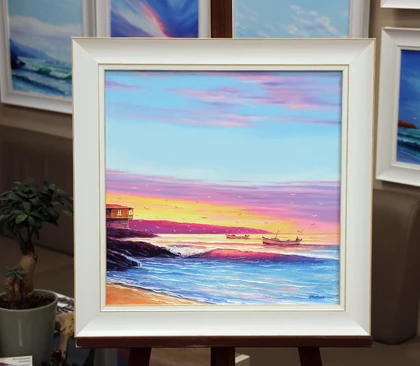 Морски пейзаж 2189, размер с рамка 50/50 - 130€