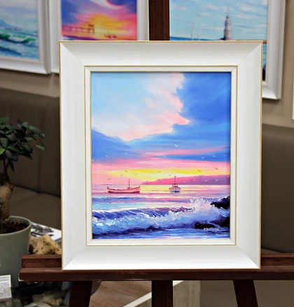 Морски пейзаж 2193, размер с рамка 35/40 - 60€