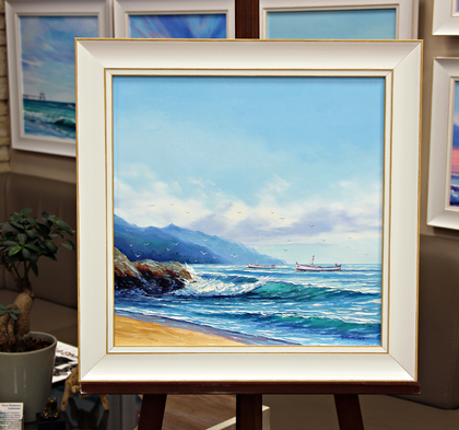 Морски пейзаж 2196, размер с рамка 50/50 - 130€