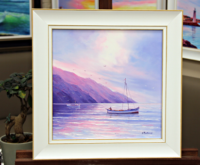 Морски пейзаж 2236, размер с рамка 40/40 - 70€
