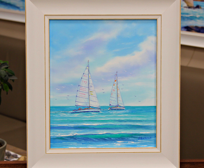 Морски пейзаж 2239, размер с рамка 35/40 - 60€